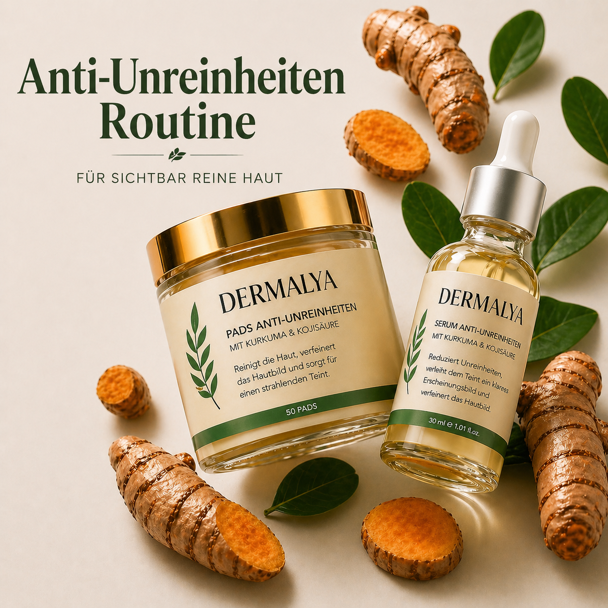Anti-Unreinheiten Routine (Serum + Pads)